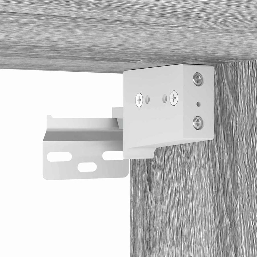 TV-wandkast Grijs Sonoma 59,5 x 31 x 80 cm Bewerkt hout