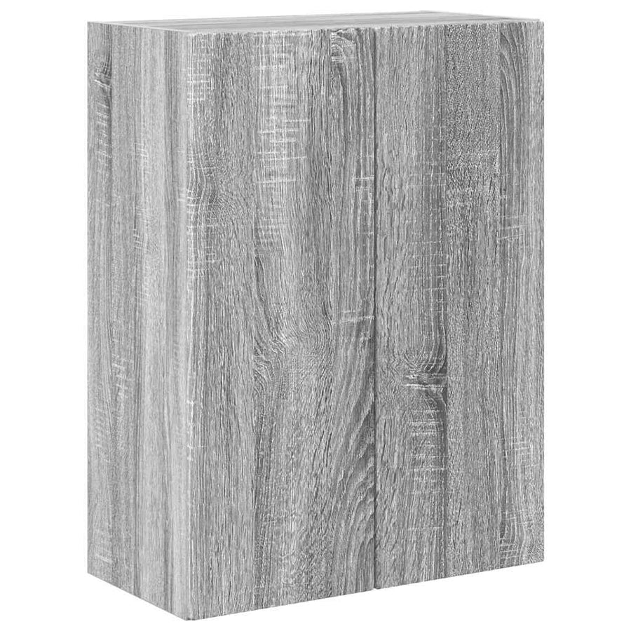 TV-wandkast Grijs Sonoma 59,5 x 31 x 80 cm Bewerkt hout