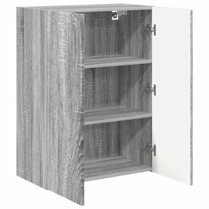 TV-wandkast Grijs Sonoma 59,5 x 31 x 80 cm Bewerkt hout