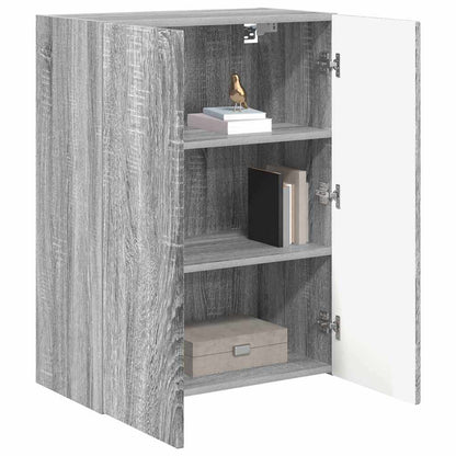 TV-wandkast Grijs Sonoma 59,5 x 31 x 80 cm Bewerkt hout