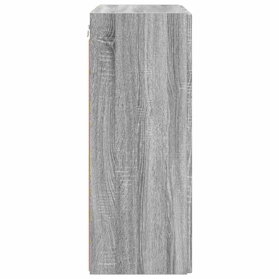 TV-wandkast Grijs Sonoma 59,5 x 31 x 80 cm Bewerkt hout