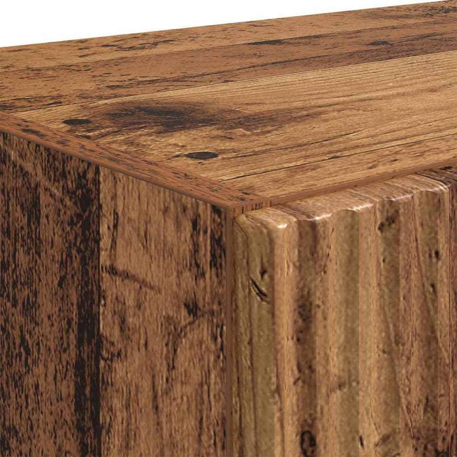TV-wandkast Oud Hout 59,5 x 31 x 80 cm Bewerkt hout