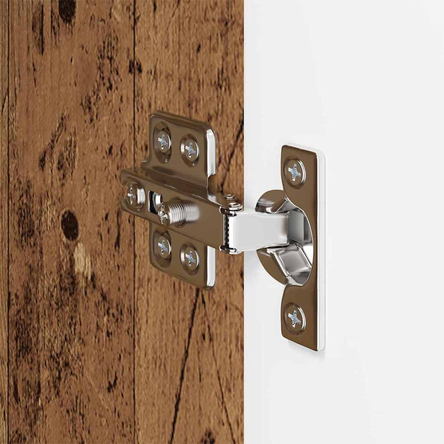 TV-wandkast Oud Hout 59,5 x 31 x 80 cm Bewerkt hout