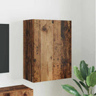 Wandkast 59,5x31x80 cm bewerkt hout oud hout