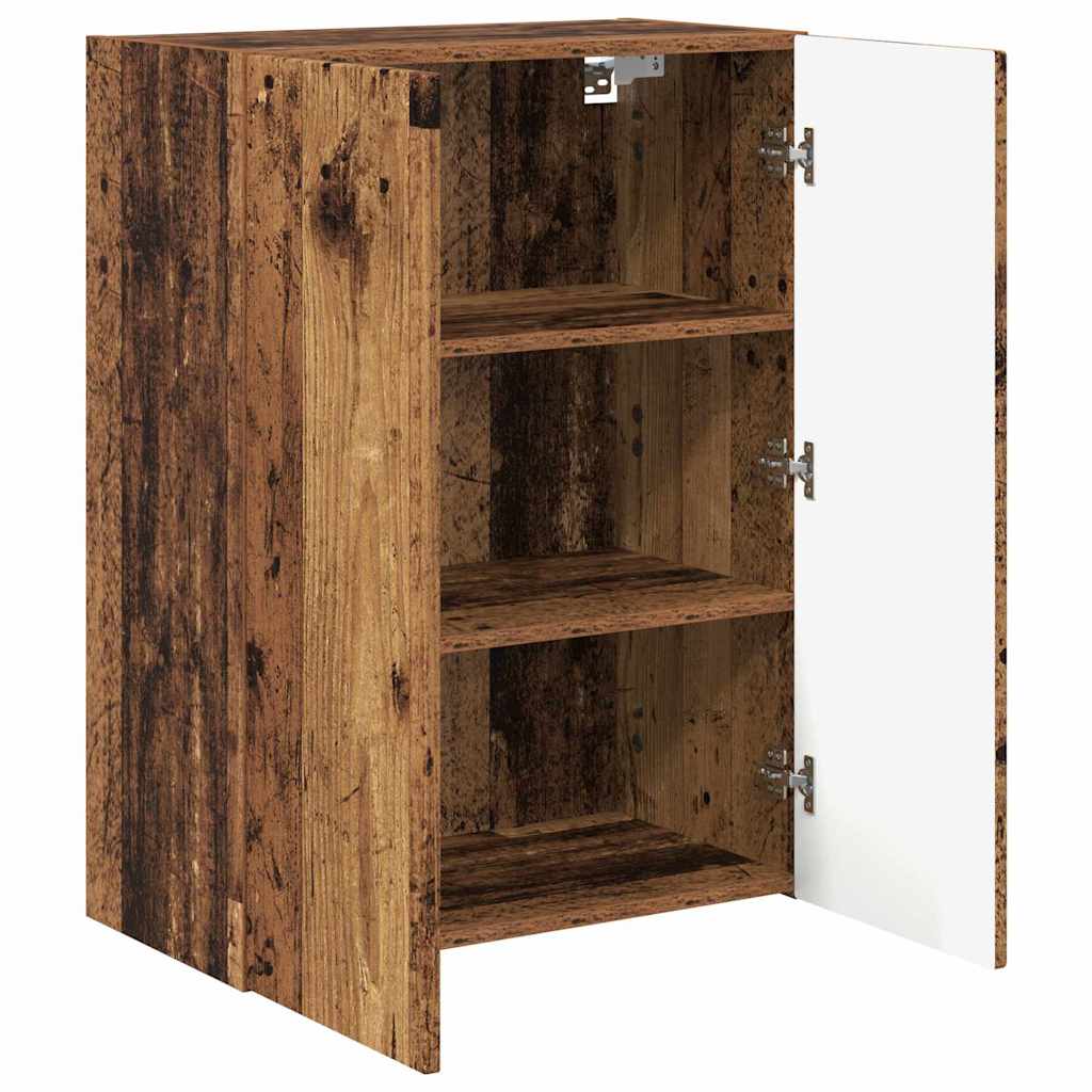 TV-wandkast Oud Hout 59,5 x 31 x 80 cm Bewerkt hout