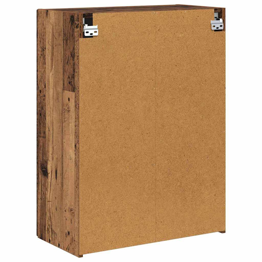 TV-wandkast Oud Hout 59,5 x 31 x 80 cm Bewerkt hout