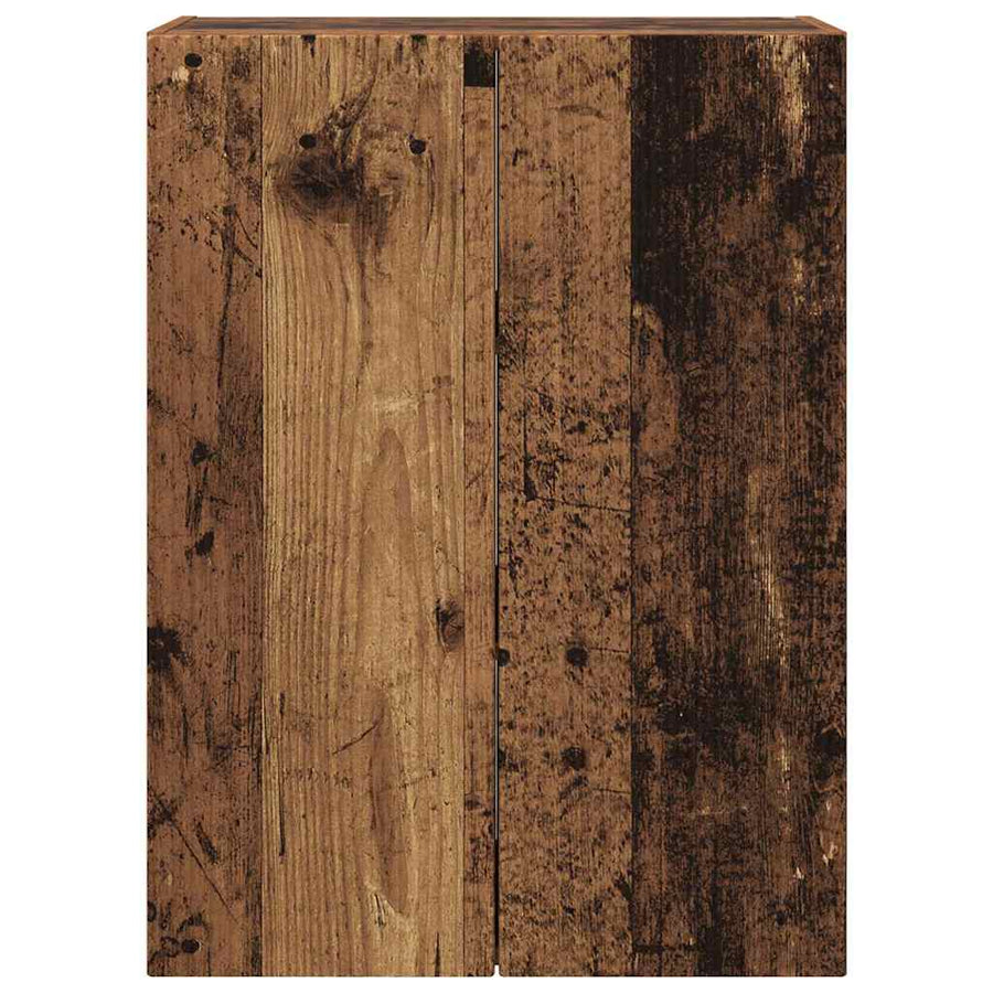 TV-wandkast Oud Hout 59,5 x 31 x 80 cm Bewerkt hout