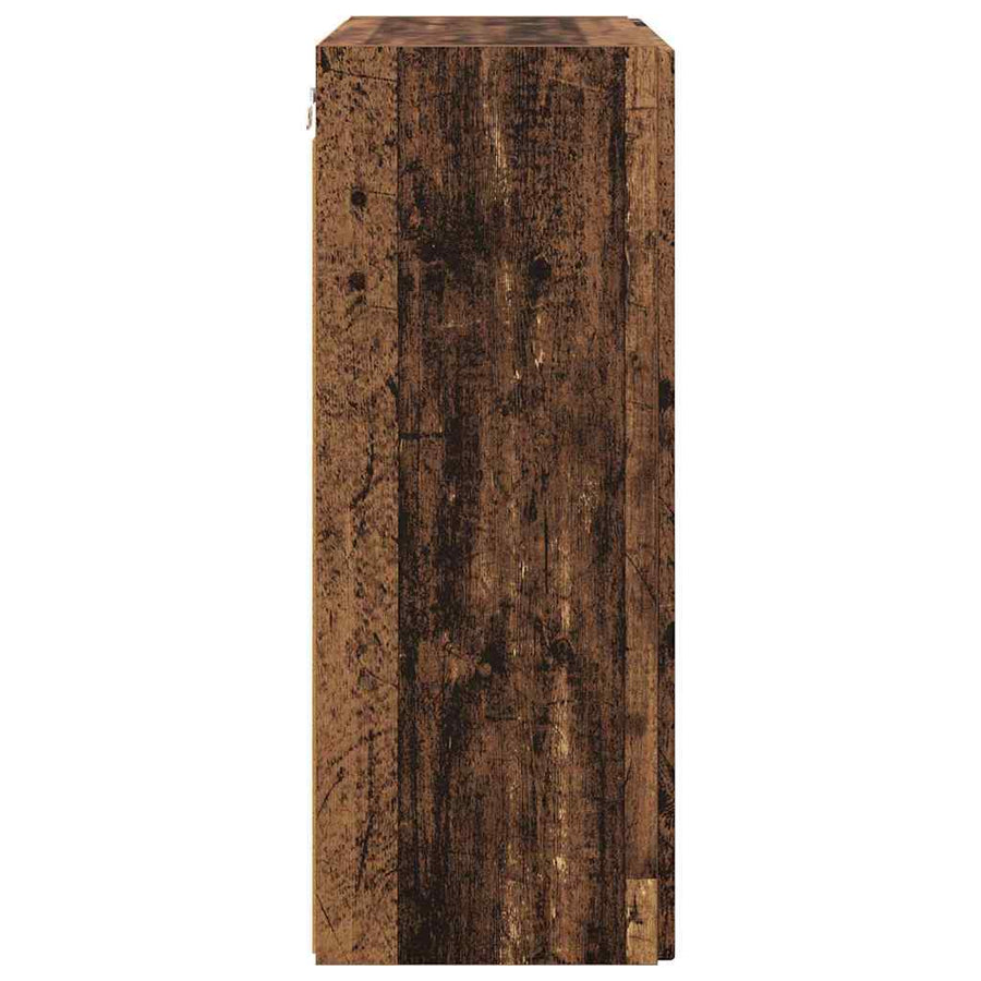 TV-wandkast Oud Hout 59,5 x 31 x 80 cm Bewerkt hout
