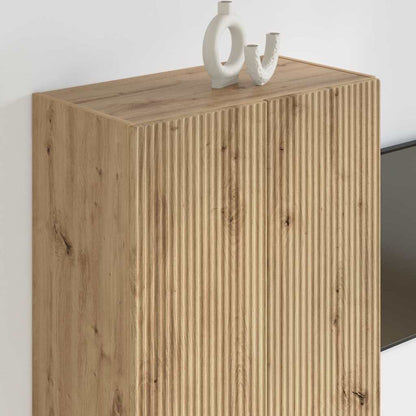TV-wandkast Artisan Eiken 59,5 x 31 x 80 cm Bewerkt hout