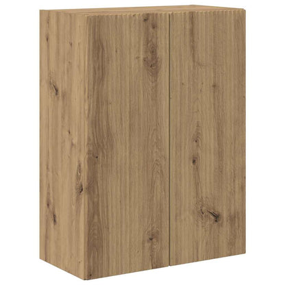 TV-wandkast Artisan Eiken 59,5 x 31 x 80 cm Bewerkt hout