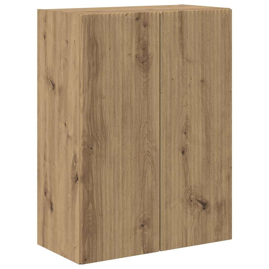 TV-wandkast Artisan Eiken 59,5 x 31 x 80 cm Bewerkt hout