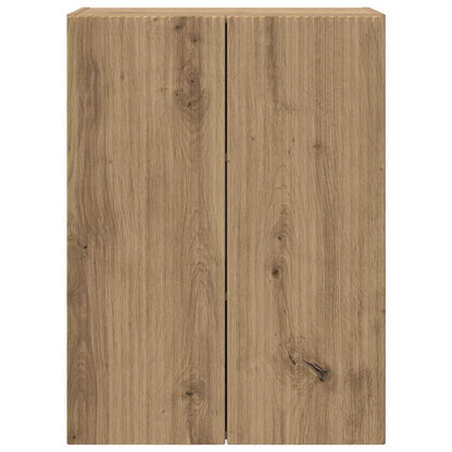 TV-wandkast Artisan Eiken 59,5 x 31 x 80 cm Bewerkt hout