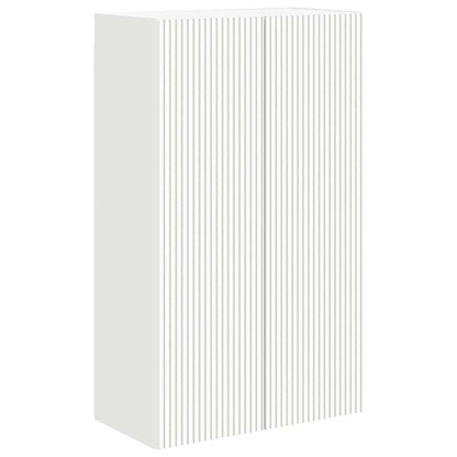 TV-wandkast Wandgemonteerd Wit 59,5 x 31 x 100 cm Bewerkt hout