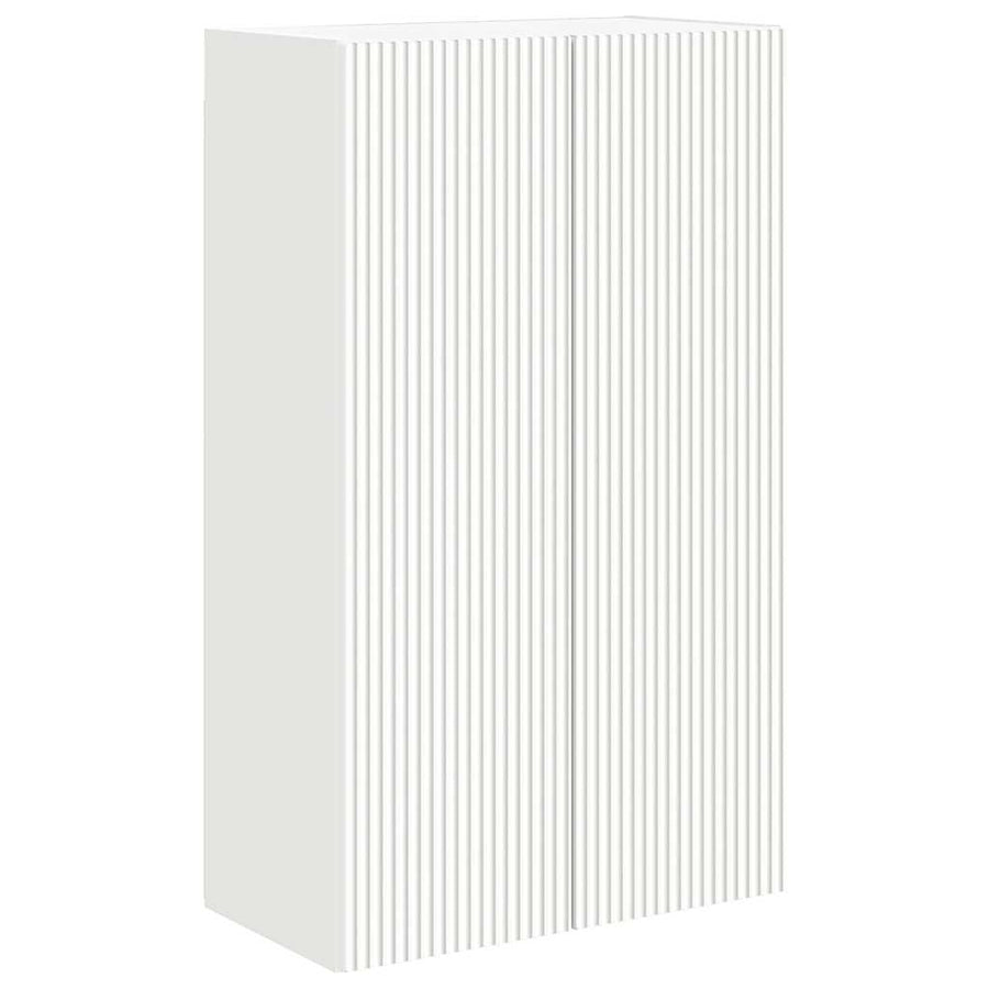 TV-wandkast Wandgemonteerd Wit 59,5 x 31 x 100 cm Bewerkt hout