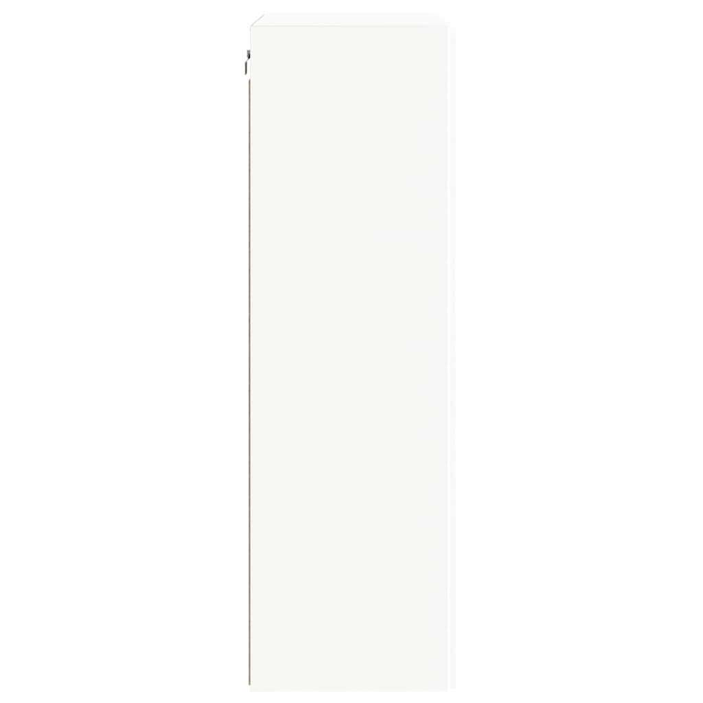 TV-wandkast Wandgemonteerd Wit 59,5 x 31 x 100 cm Bewerkt hout