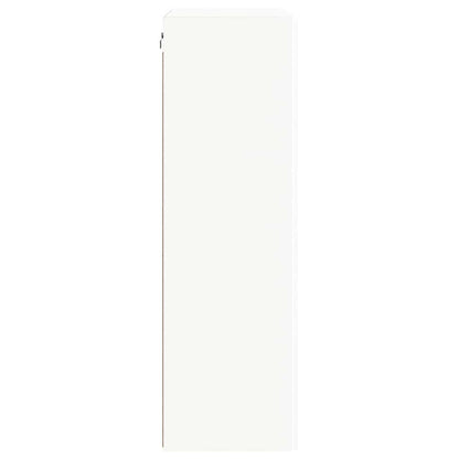 TV-wandkast Wandgemonteerd Wit 59,5 x 31 x 100 cm Bewerkt hout
