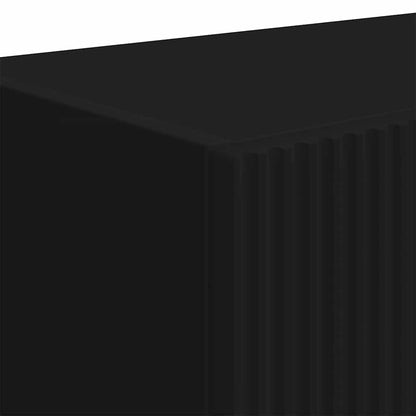 TV-wandkast Zwart 59,5 x 31 x 100 cm Bewerkt hout