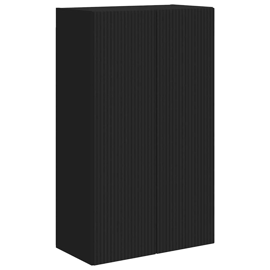 TV-wandkast Zwart 59,5 x 31 x 100 cm Bewerkt hout