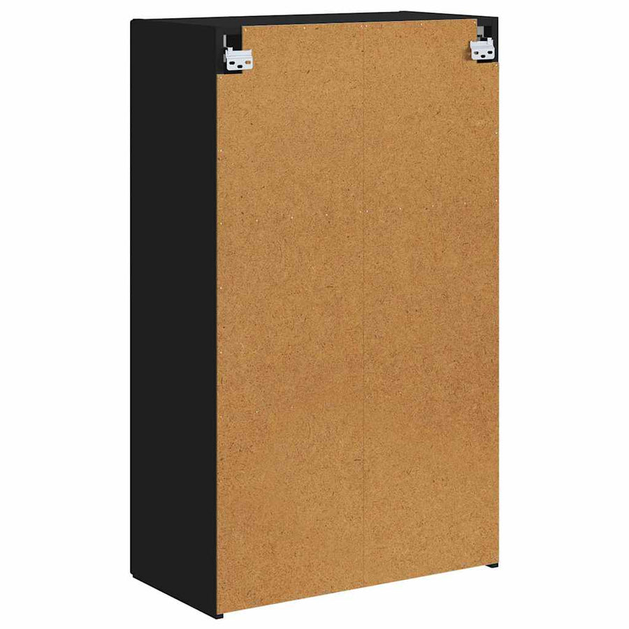 TV-wandkast Zwart 59,5 x 31 x 100 cm Bewerkt hout
