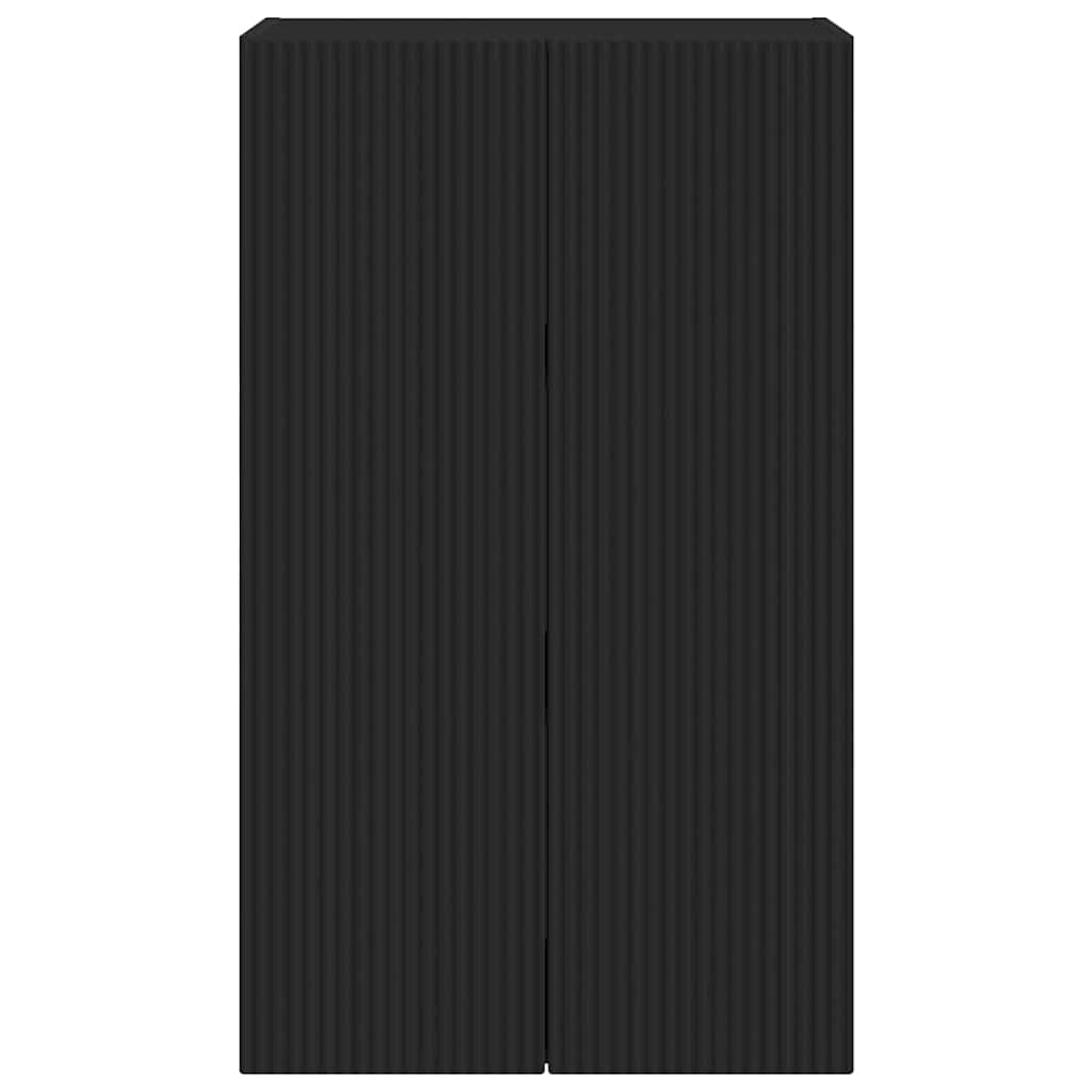 TV-wandkast Zwart 59,5 x 31 x 100 cm Bewerkt hout