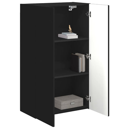 TV-wandkast Zwart 59,5 x 31 x 100 cm Bewerkt hout