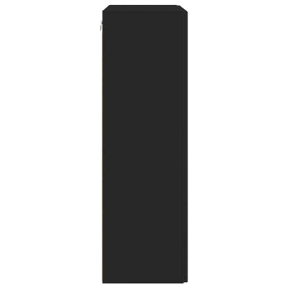 TV-wandkast Zwart 59,5 x 31 x 100 cm Bewerkt hout