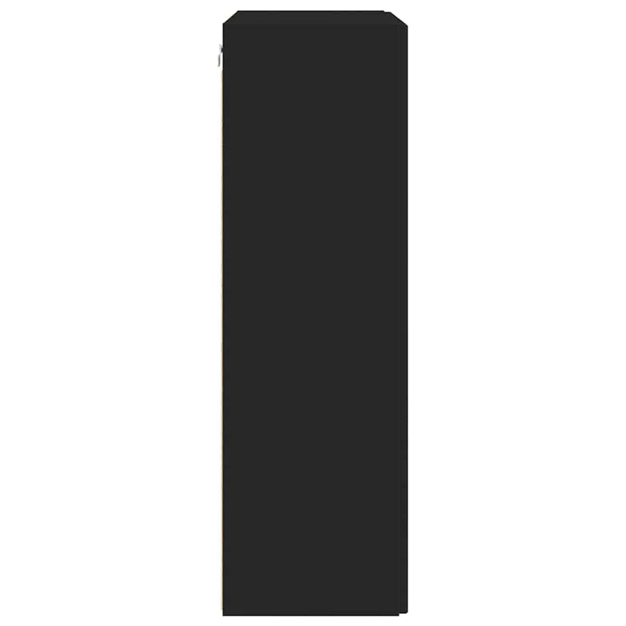 TV-wandkast Zwart 59,5 x 31 x 100 cm Bewerkt hout