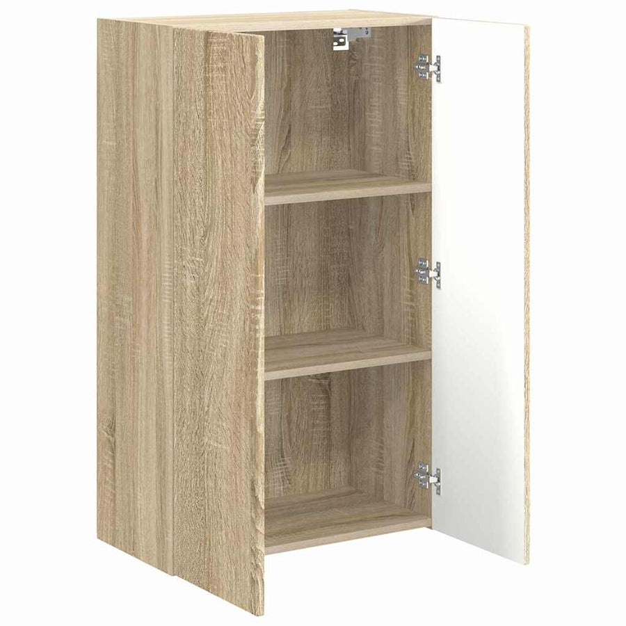 TV-wandkast Sonoma Eiken 59,5 x 31 x 100 cm Bewerkt hout