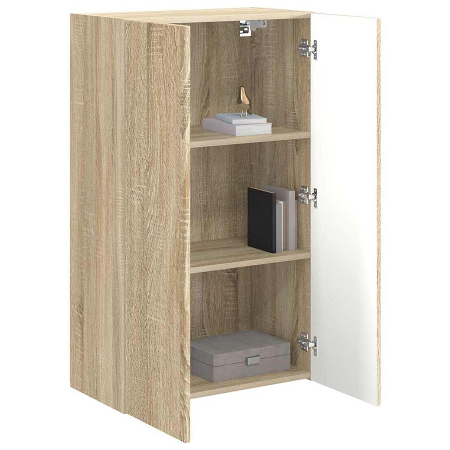 TV-wandkast Sonoma Eiken 59,5 x 31 x 100 cm Bewerkt hout