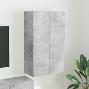 Tv-wandkast beton grijs 59,5x31x100 cm bewerkt hout