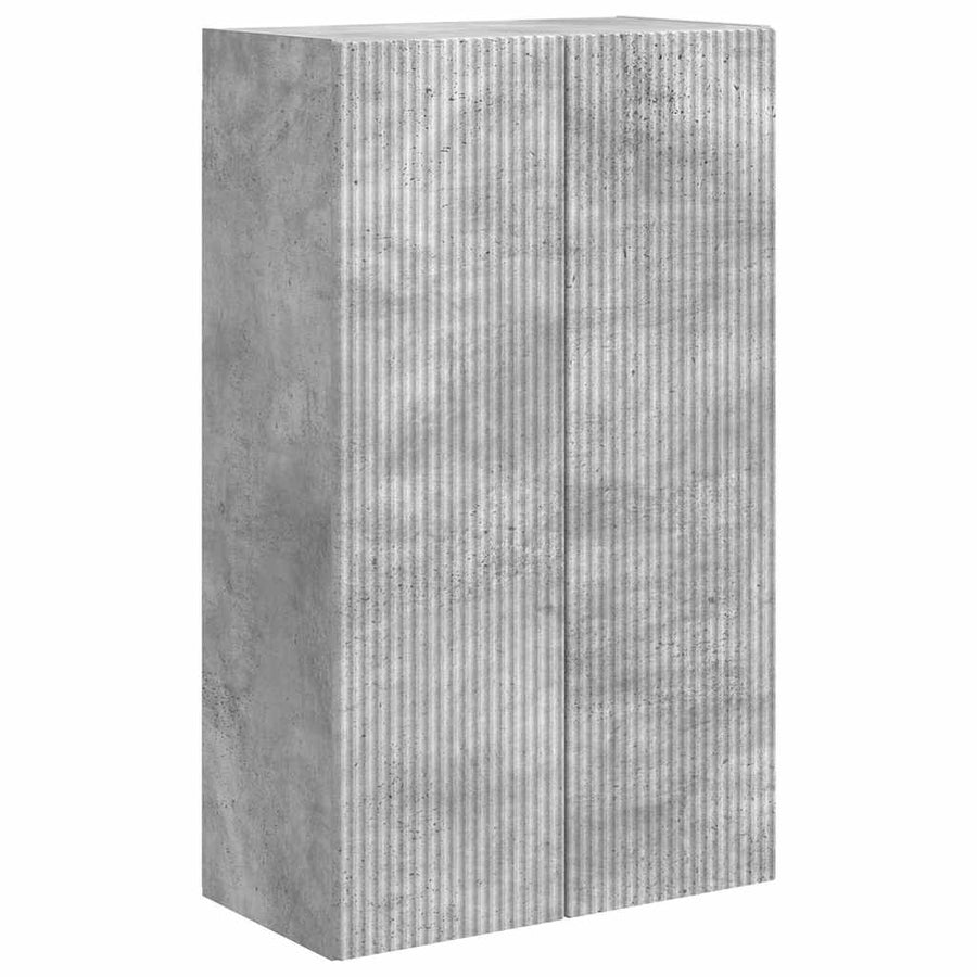 TV-wandkast Beton Grijs 59,5 x 31 x 100 cm Bewerkt hout
