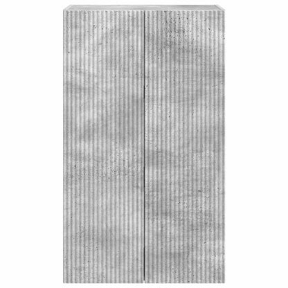 TV-wandkast Beton Grijs 59,5 x 31 x 100 cm Bewerkt hout