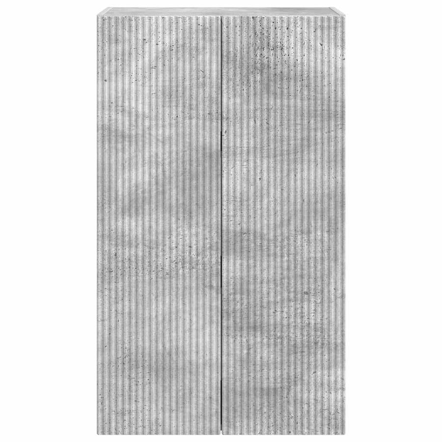 TV-wandkast Beton Grijs 59,5 x 31 x 100 cm Bewerkt hout