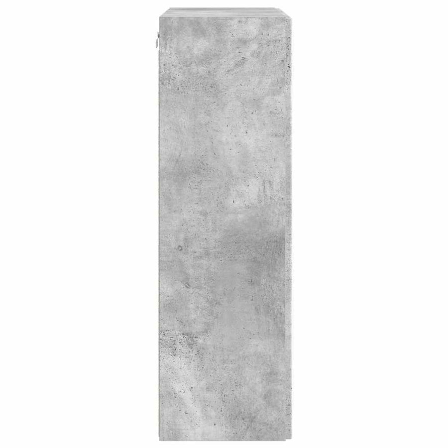 TV-wandkast Beton Grijs 59,5 x 31 x 100 cm Bewerkt hout