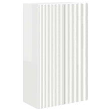 TV-wandkast Hoogglans wit 59,5 x 31 x 100 cm Bewerkt hout