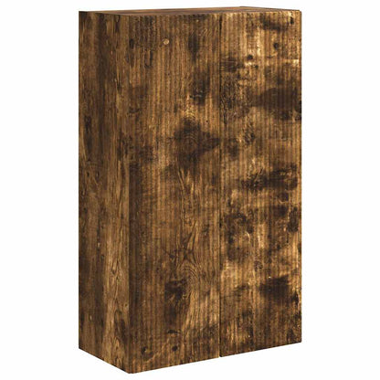 TV-wandkast Gerookt eiken 59,5 x 31 x 100 cm Bewerkt hout