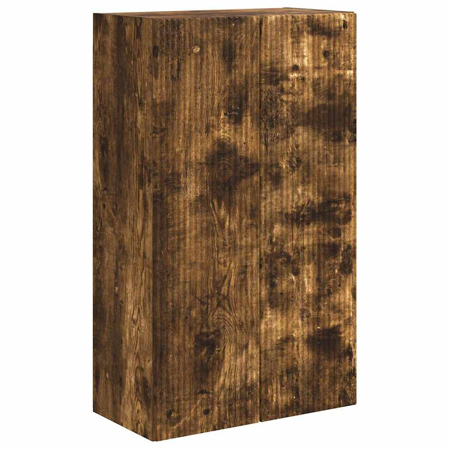 TV-wandkast Gerookt eiken 59,5 x 31 x 100 cm Bewerkt hout