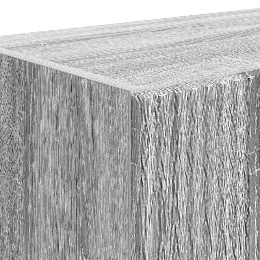 TV-wandkast Grijs Sonoma 59,5 x 31 x 100 cm Bewerkt hout