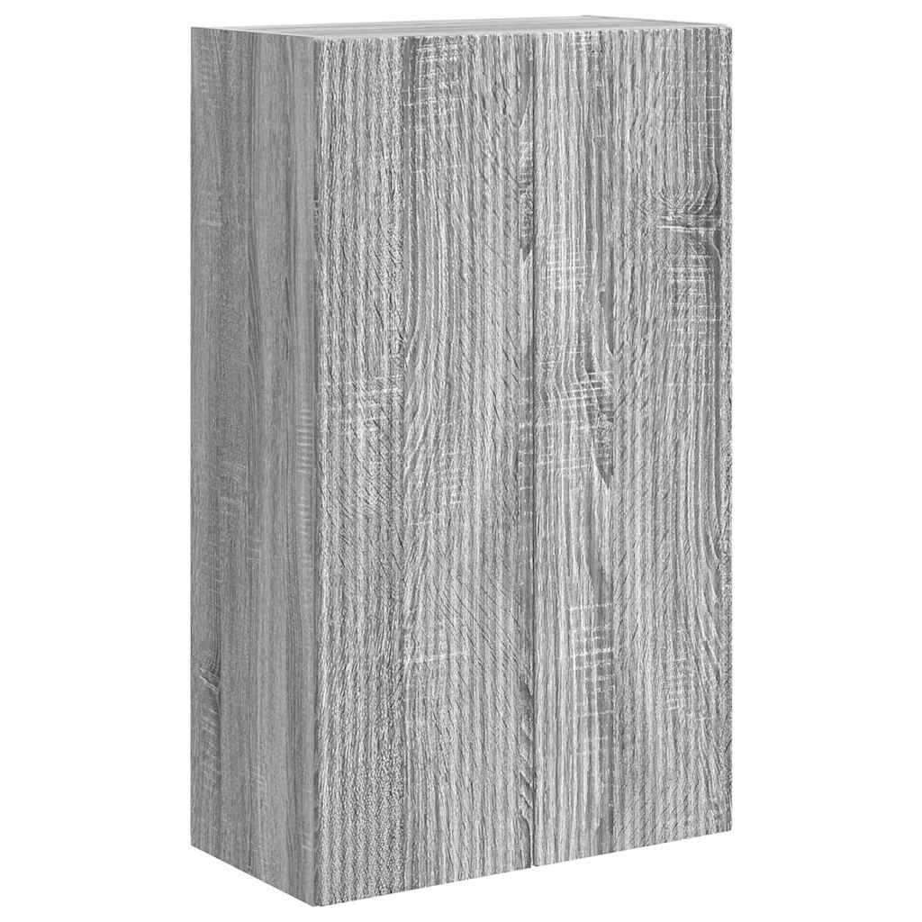 TV-wandkast Grijs Sonoma 59,5 x 31 x 100 cm Bewerkt hout