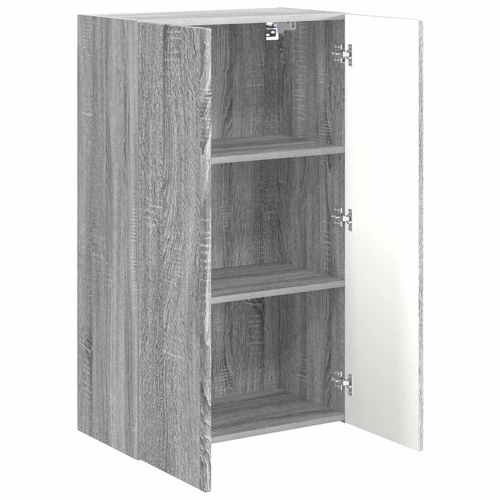TV-wandkast Grijs Sonoma 59,5 x 31 x 100 cm Bewerkt hout