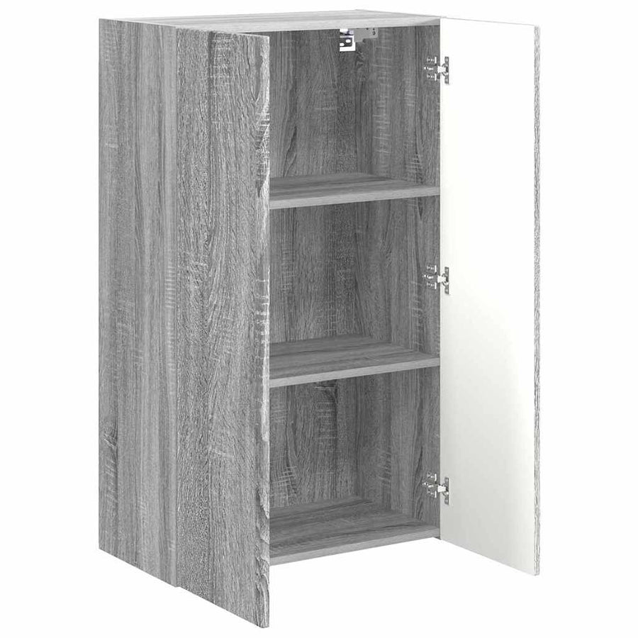 TV-wandkast Grijs Sonoma 59,5 x 31 x 100 cm Bewerkt hout
