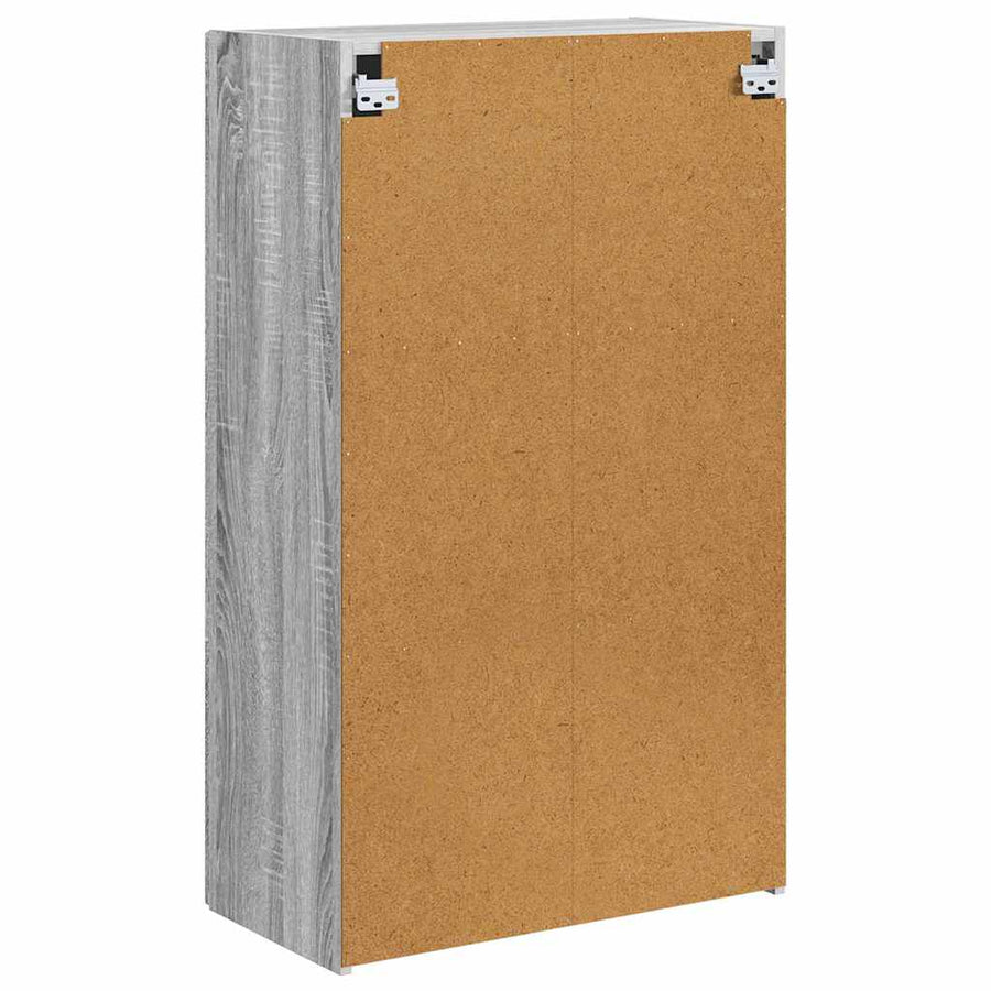 TV-wandkast Grijs Sonoma 59,5 x 31 x 100 cm Bewerkt hout