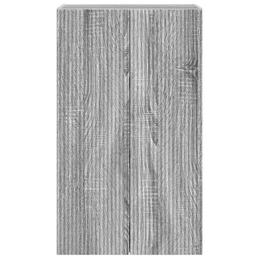 TV-wandkast Grijs Sonoma 59,5 x 31 x 100 cm Bewerkt hout