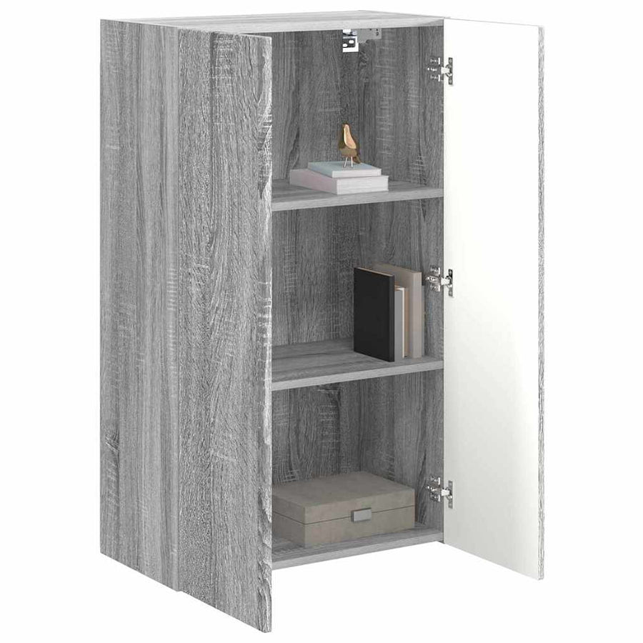 TV-wandkast Grijs Sonoma 59,5 x 31 x 100 cm Bewerkt hout
