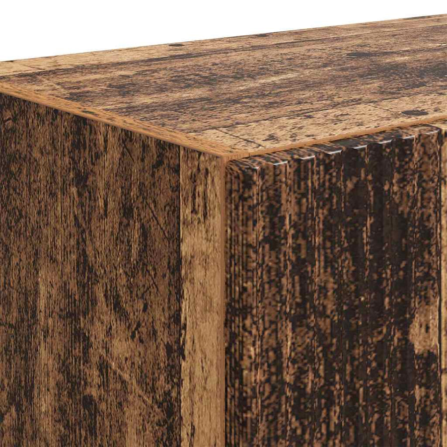 TV-wandkast Oud Hout 59,5 x 31 x 100 cm Bewerkt hout