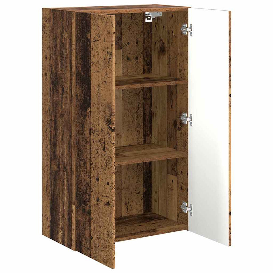 TV-wandkast Oud Hout 59,5 x 31 x 100 cm Bewerkt hout