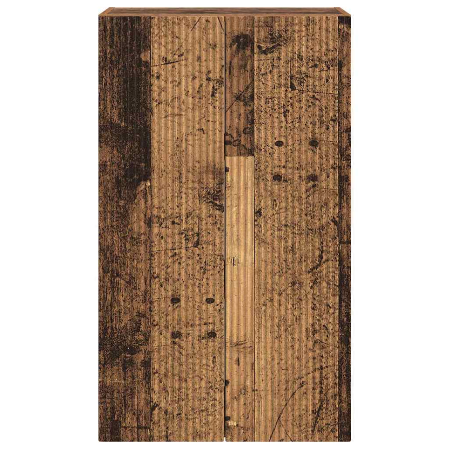 TV-wandkast Oud Hout 59,5 x 31 x 100 cm Bewerkt hout