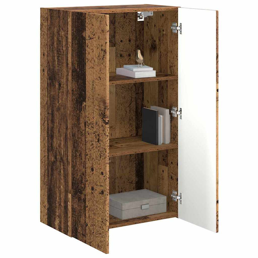 TV-wandkast Oud Hout 59,5 x 31 x 100 cm Bewerkt hout