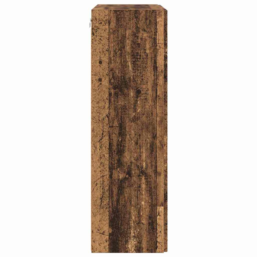 TV-wandkast Oud Hout 59,5 x 31 x 100 cm Bewerkt hout
