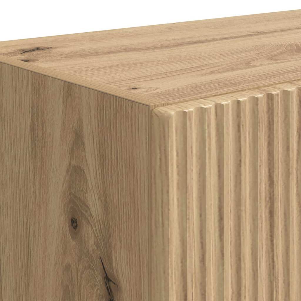 TV-wandkast Artisan Eiken 59,5 x 31 x 100 cm Bewerkt hout